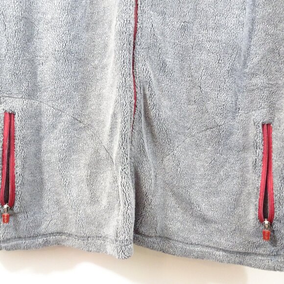 SOUTHERN POINT CO. Bennington Vest XXL Gray Burgundy Outerwear Hunting Sherpa - Picture 4 of 9